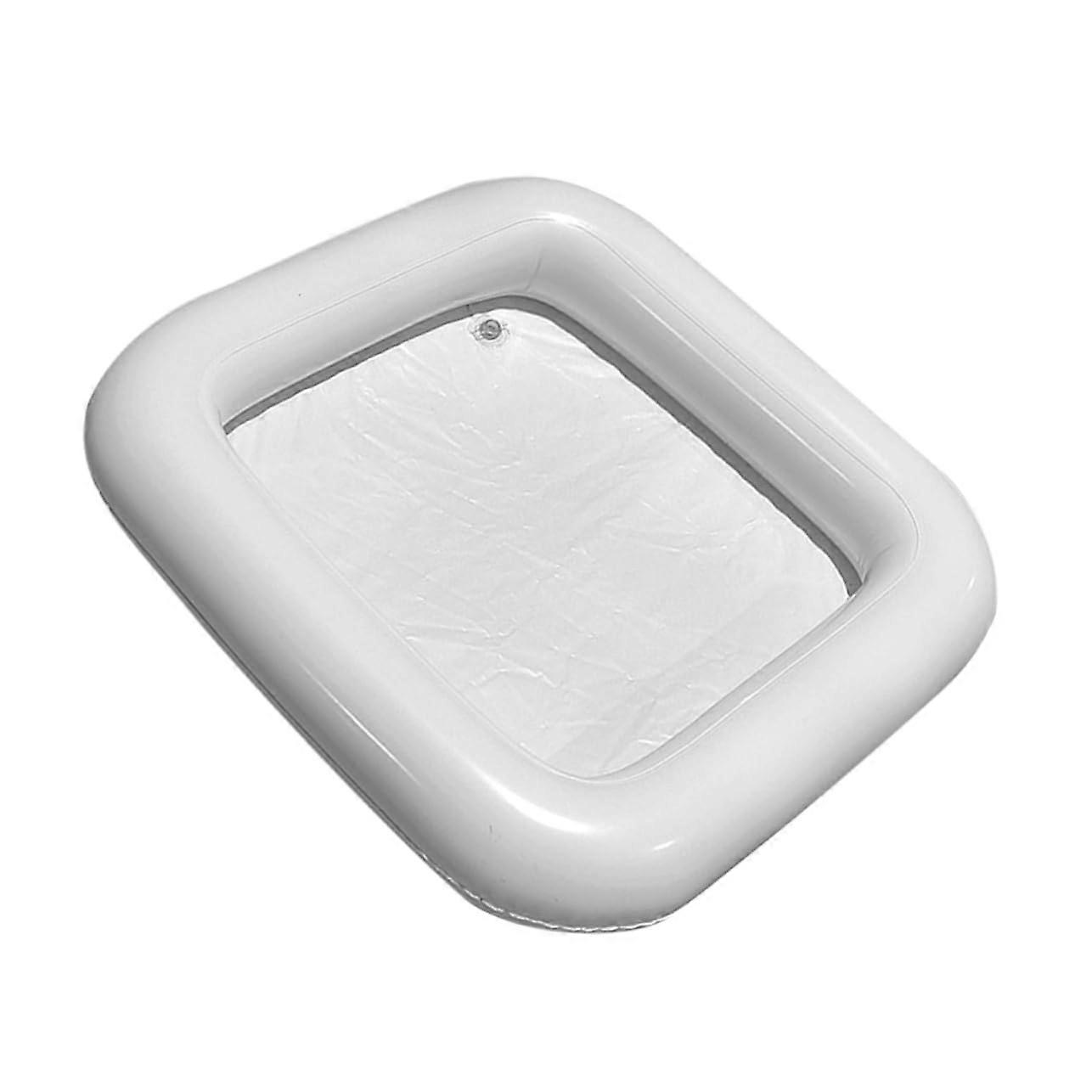 Inflatable Serving Bar Cooler for Parties Keeps Drinks Cold Floating Buffet Tray for Pool and Outdoor