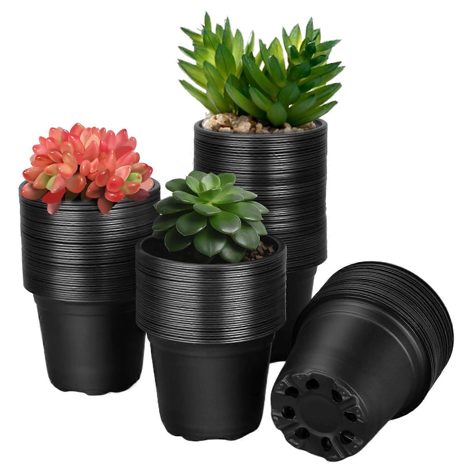 Plant Pots with Drainage  Breathable Round Containers for Root Control and Seed Germination