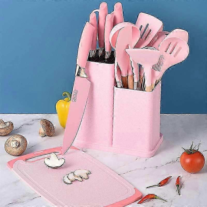 2026 19 Piece Kitchen Utensils and Knife Set for Cooking