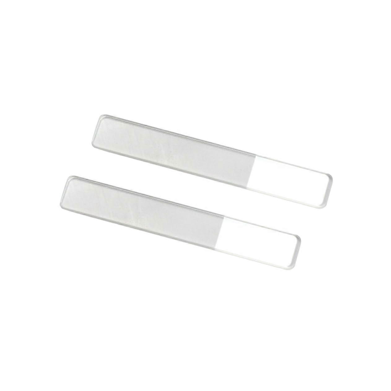 2pcs Nano Nail Buffer with Protective Case and Professional Glass Nail File Set