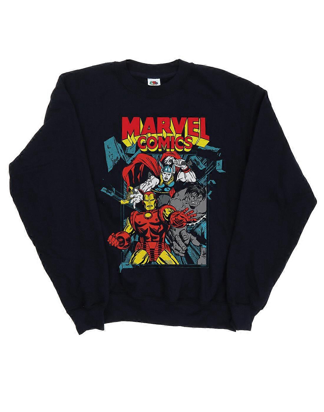 Marvel Comics Men's Trio Pose Sweatshirt