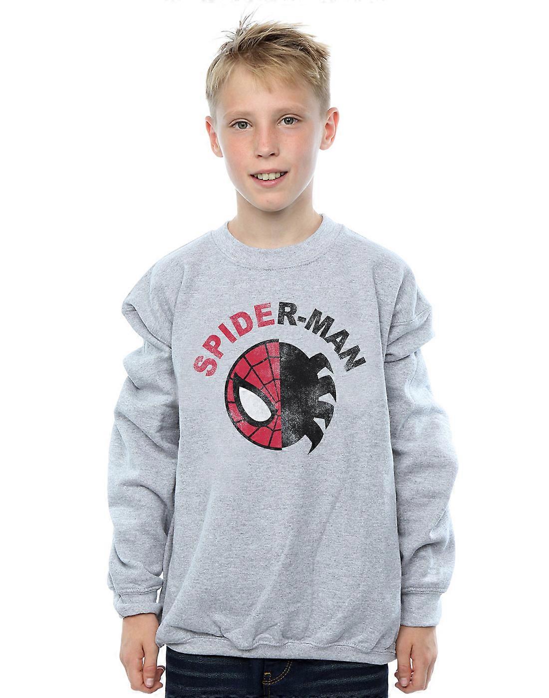 Marvel Boys Spider-Man Classic Split Sweatshirt
