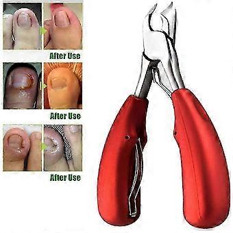 Professional Toenail Clipper for Thick or Ingrown Toenails - Precision Nail Clipper with Straight Blade