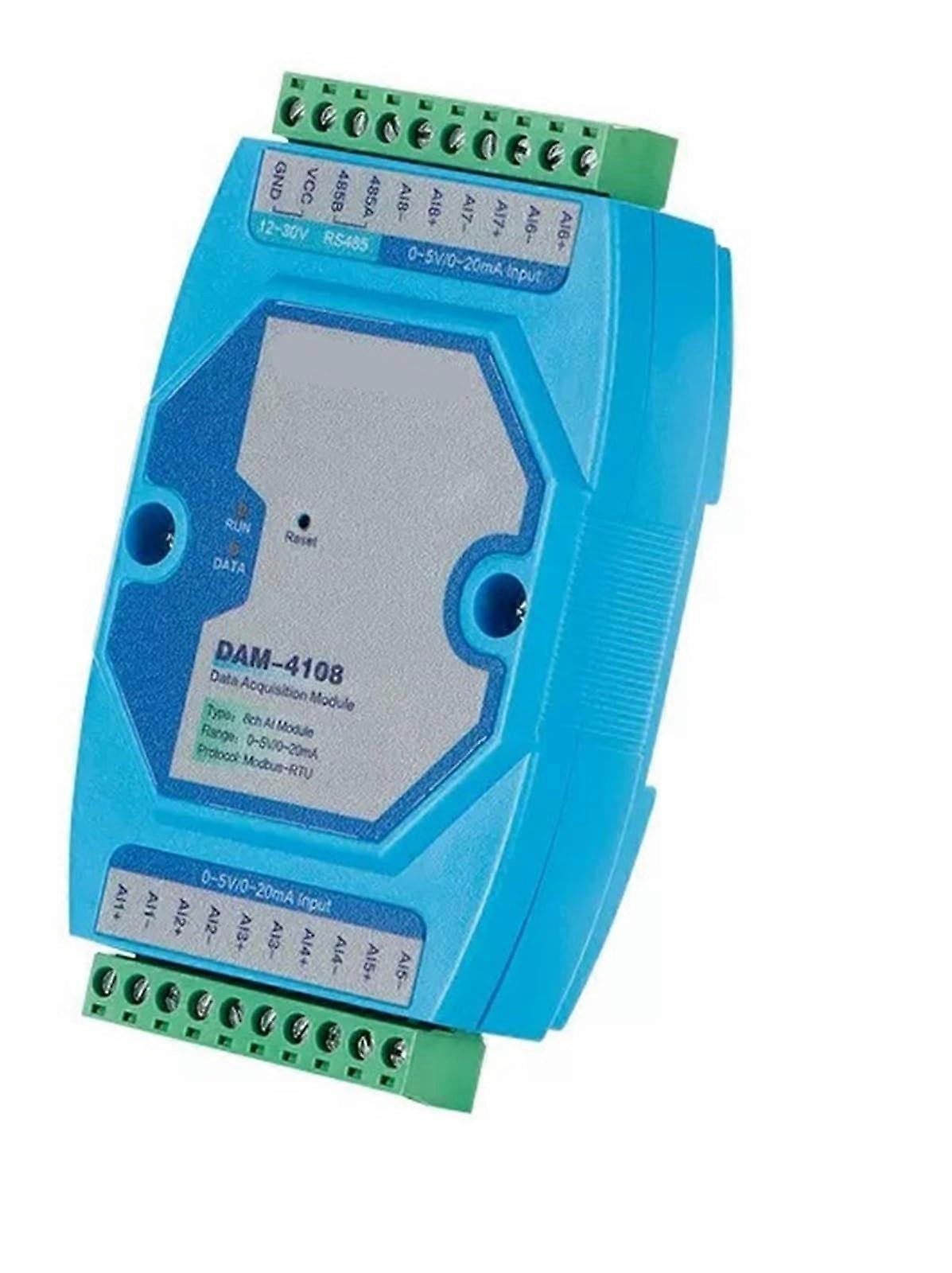 8Channel 420mA RS485 Analog Input Modbus Module with Precision Differential Input