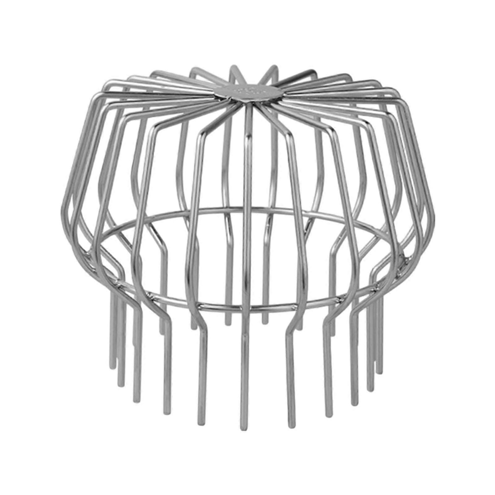 Gutter Guard Stainless Steel Leaf Protector 6 Inch Round Downspout Strainer for Clog Prevention