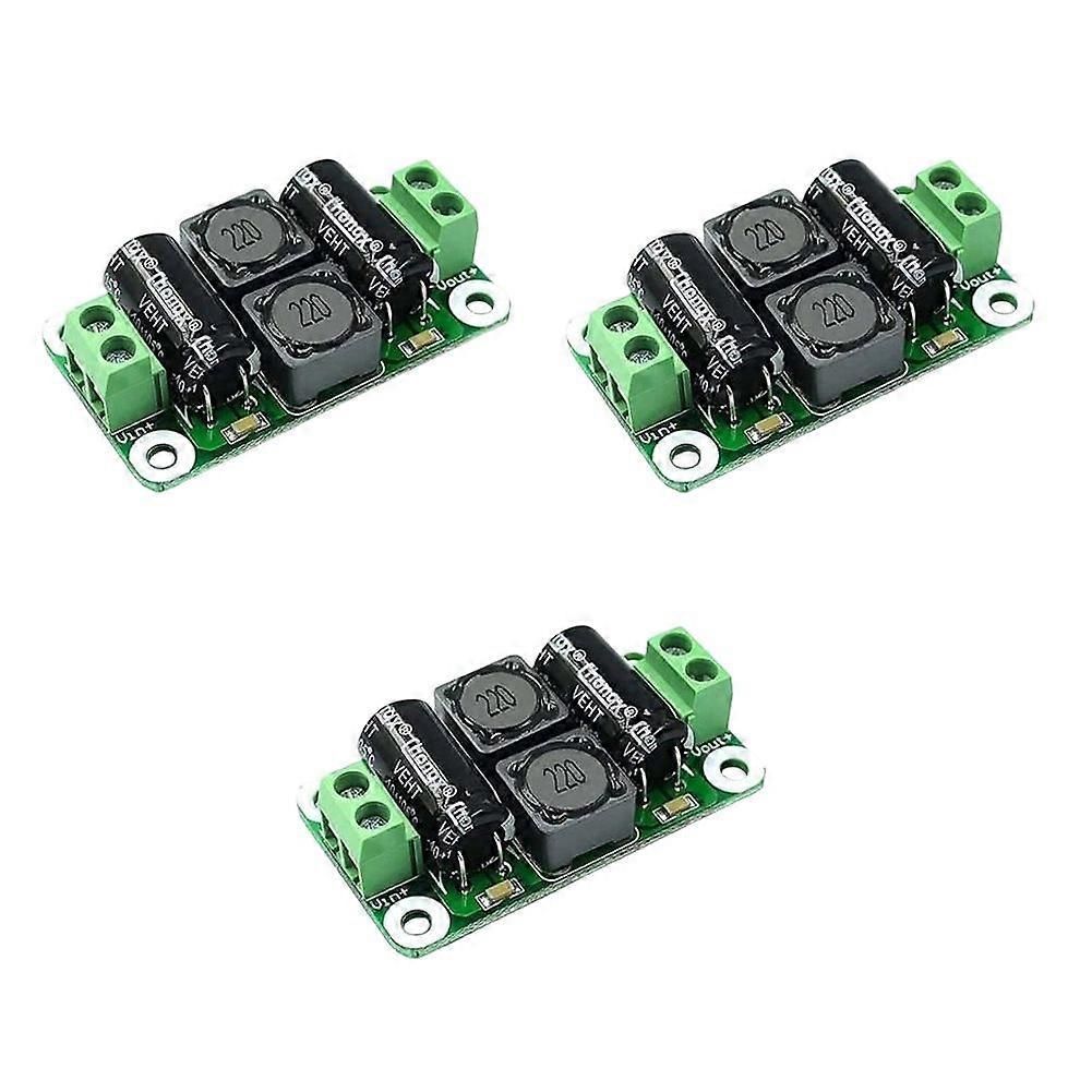 3pcs 0-50V 4A DC Power Supply Filter Board Class D Power Amplifier Interference Suppression Board Ca