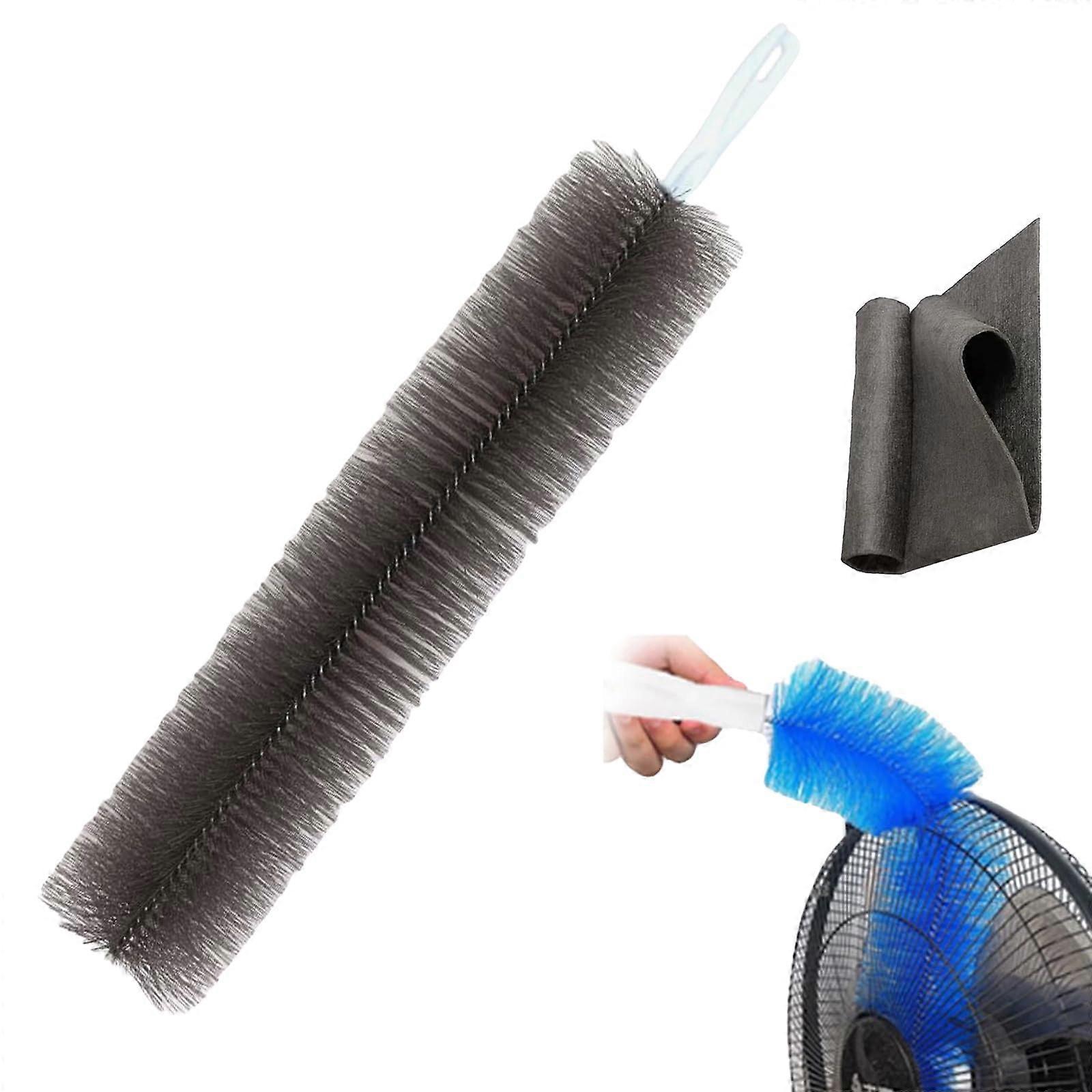Ceiling Fan Duster Bendable Microfiber Cleaning Brush for Blinds Vents and HardtoReach Areas Gray