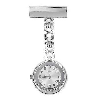 1pc Practical and Delicate Nurse Diamond Ladies Alloy Pocket Watch