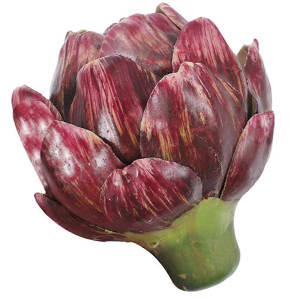 Dark Red Artificial Artichoke Model for Wedding Decor
