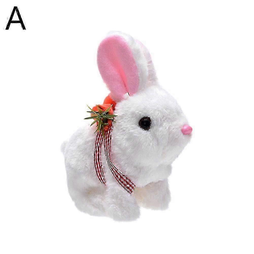 Electric Plush Rabbit Simulation Electric Plush Backpack Rabbit Ears Glowing