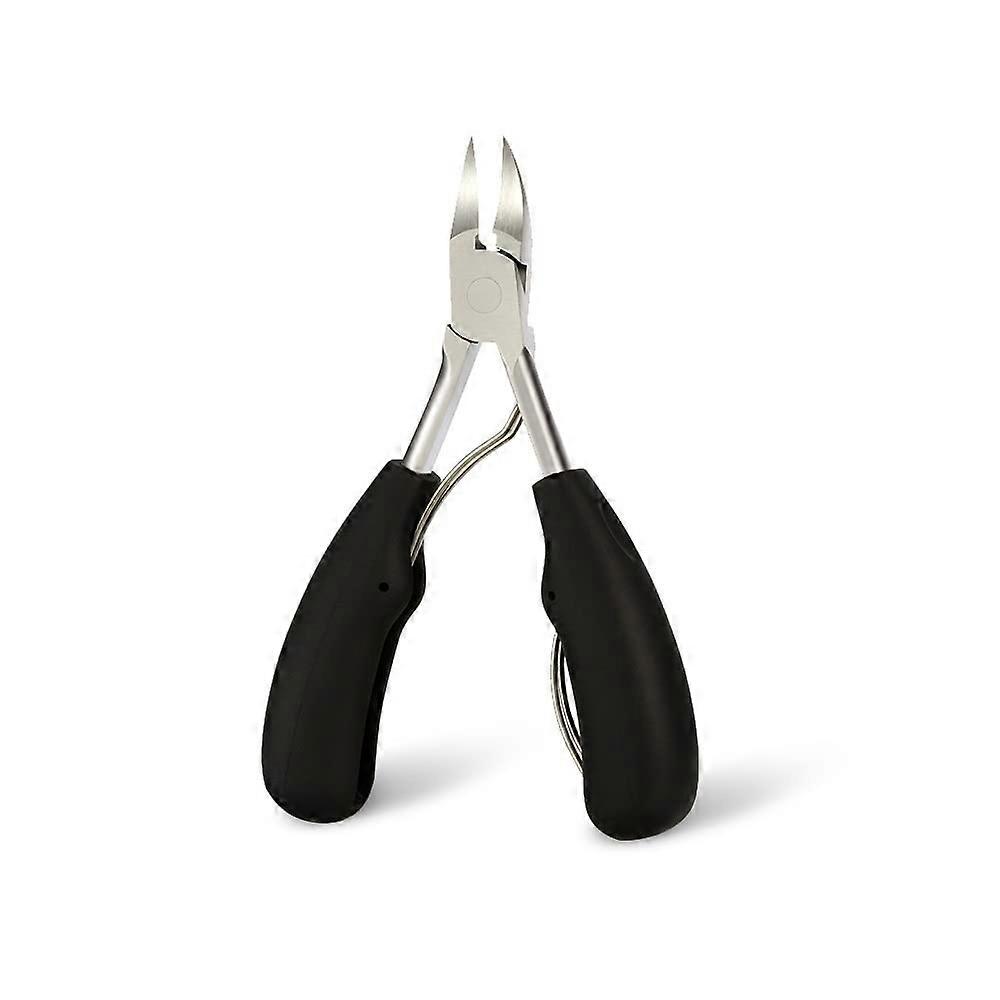 Nail Clipper Pedicure Kit with AntiSplash Precision Ingrown Nail Trimmer Black ABS Tools