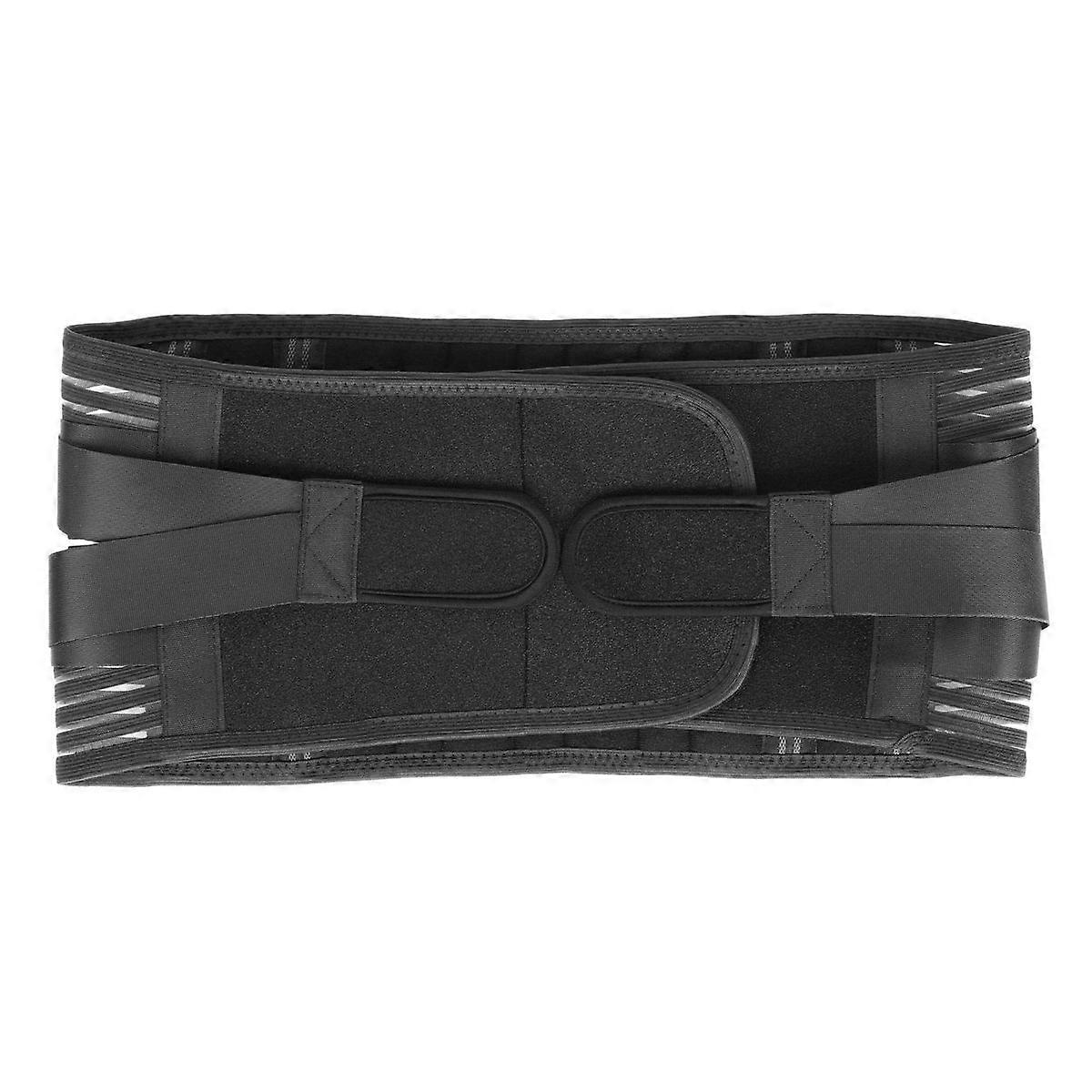 Back posture corrector, lumbar support belt with support straps