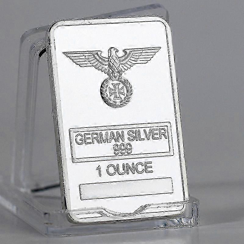 1 Oz Silver-Plated Liberty Eagle Totem, German Silver Finish