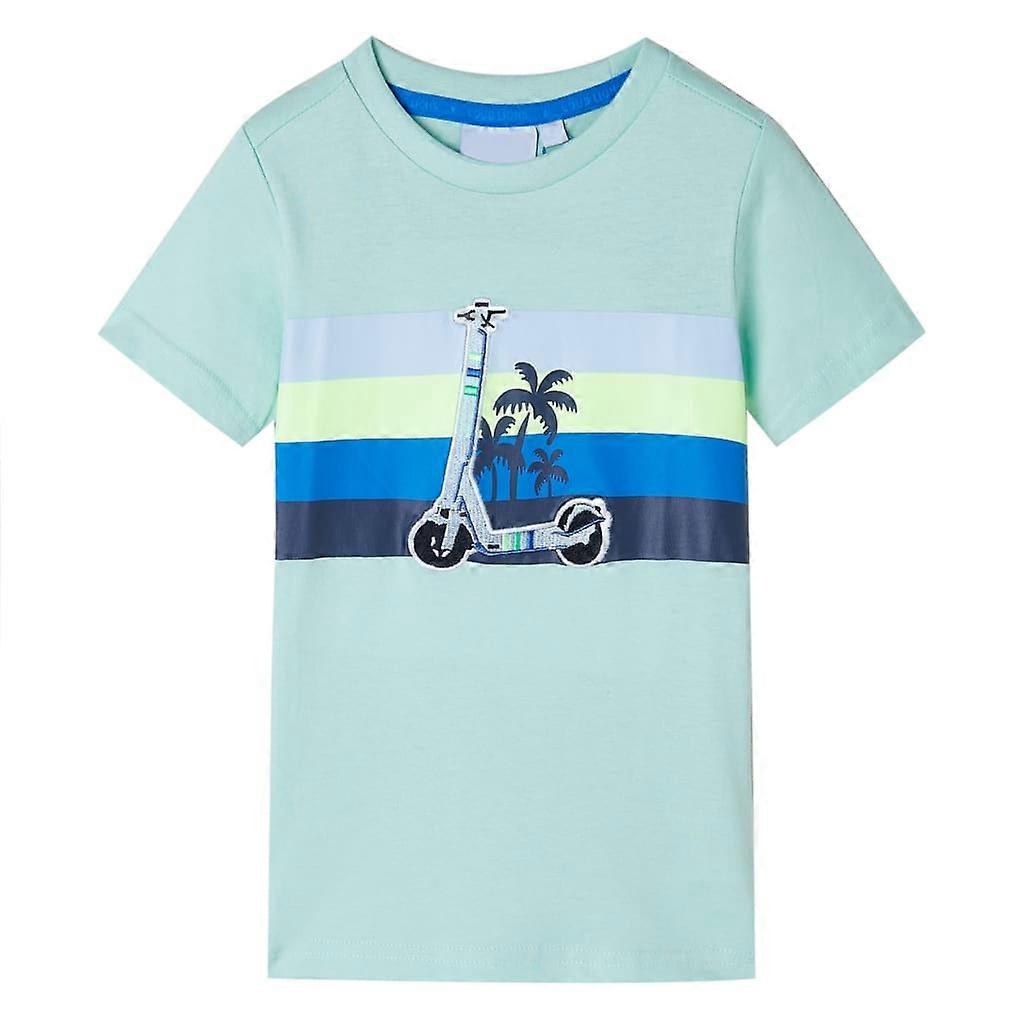 vidaXL Kindershirt 140 lichtmint