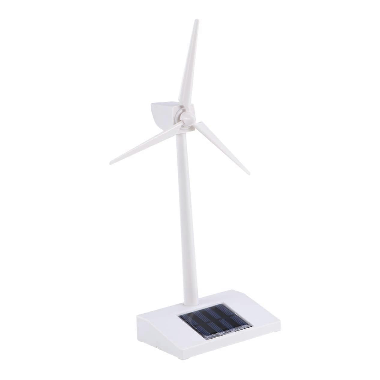 Solar Powered Windmill Kit for Students, Educational STEM Turbine Model with Easy Snap Assembly