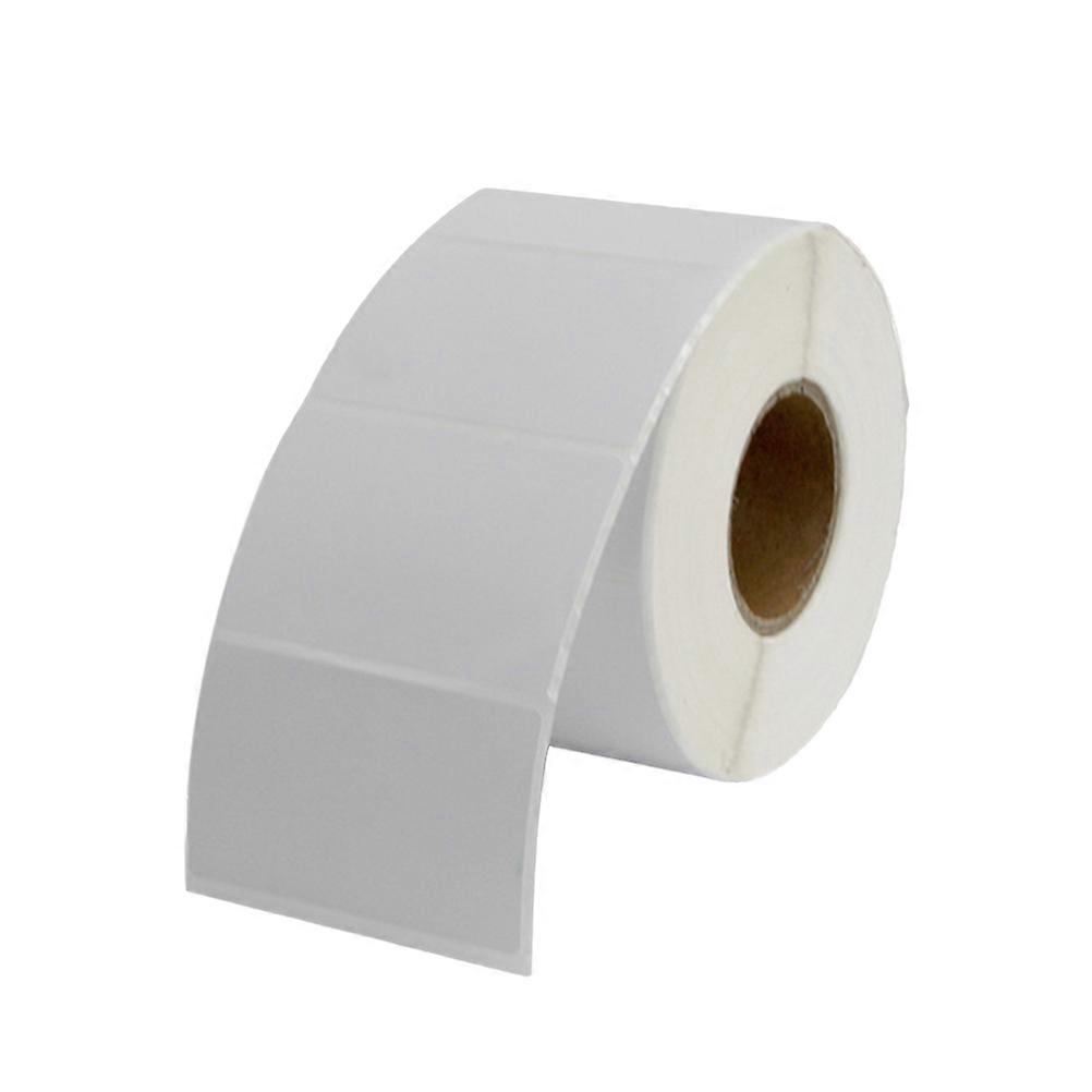 White Barcode Label Printer Tape for Use with 1000Pcs Blank Self Adhesive