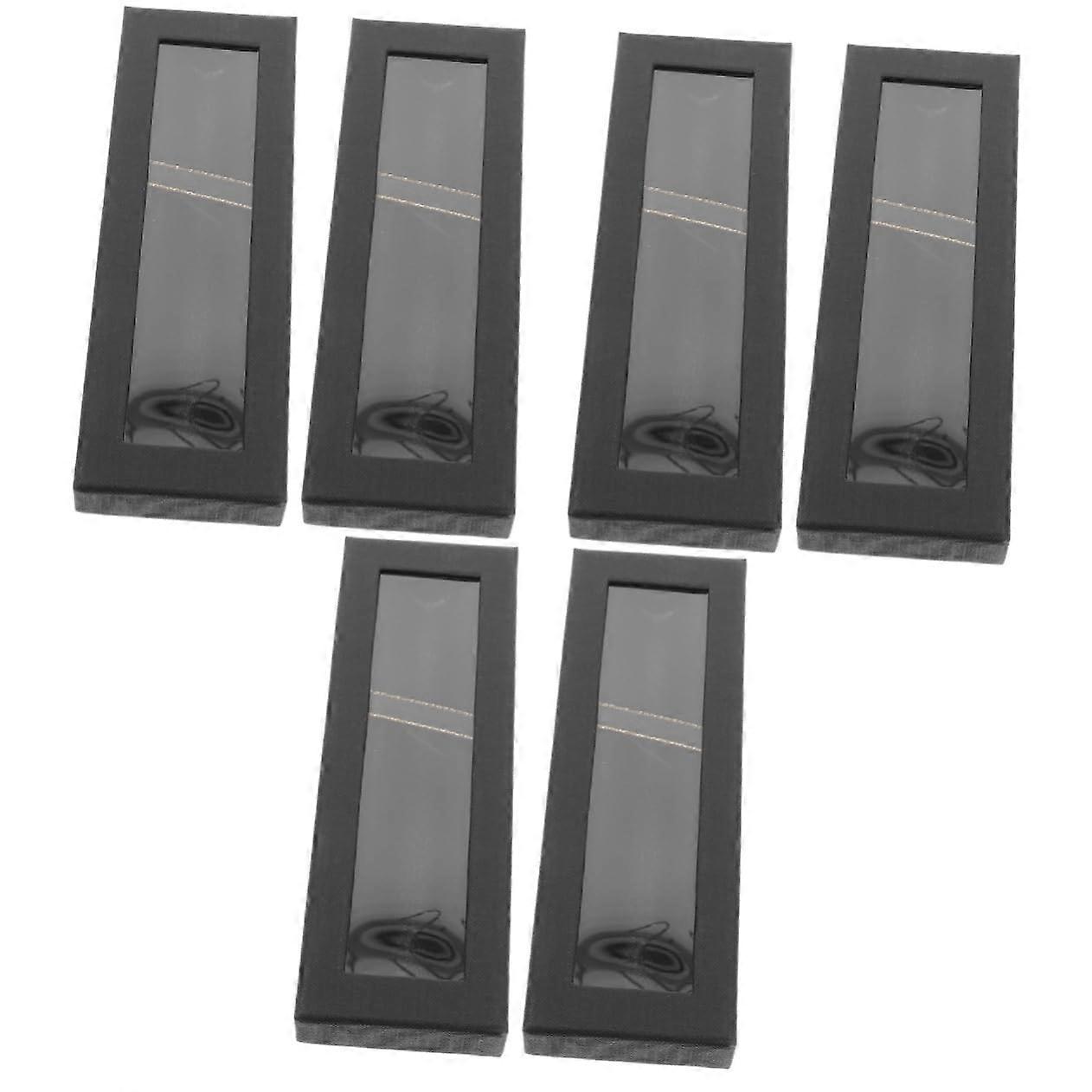 Pen Display Case with Clear Viewing Window, Durable Single Pen Storage Box for Awards and Gifts