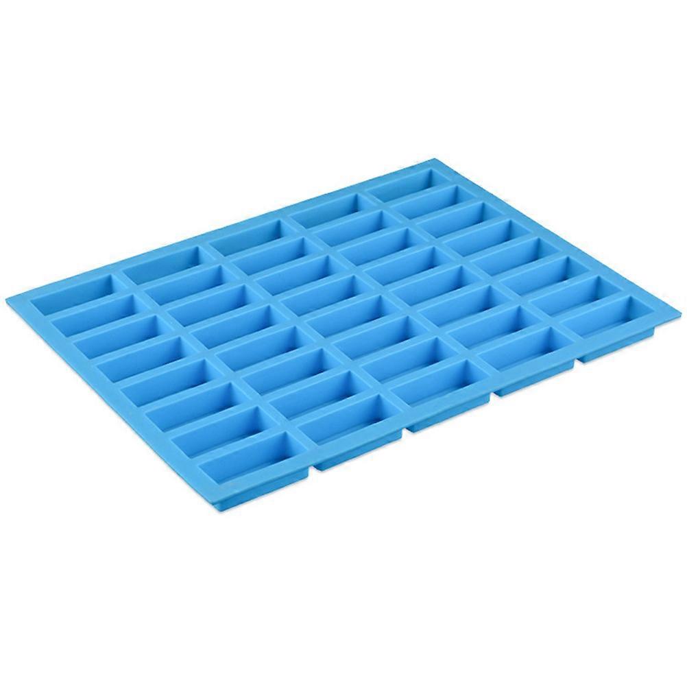 Baking Silicone Cake Mold Square Shape for Party Blue Material for 1Set