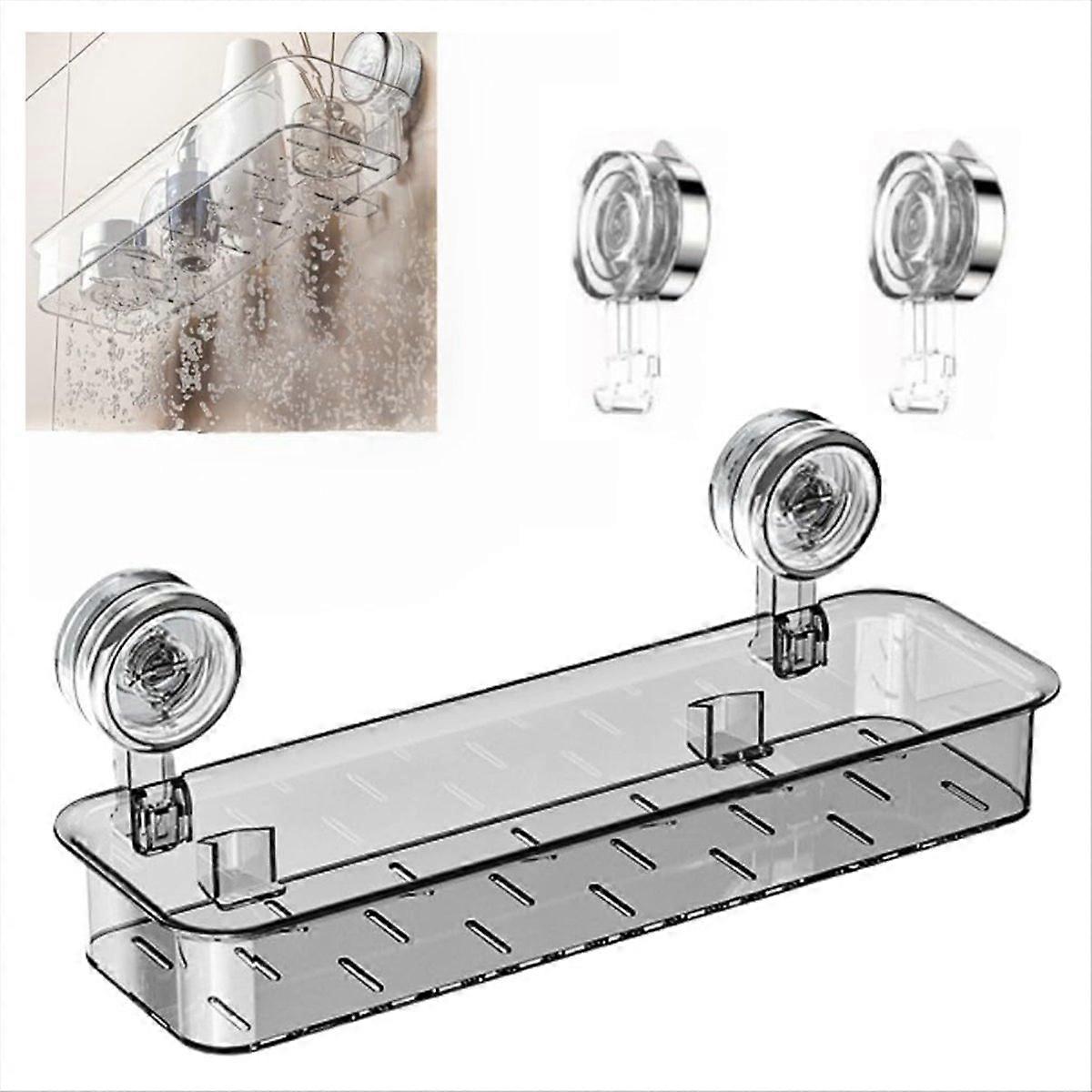 Suction Cup Shower Caddy, Corrugated Suction Cup Storage Holder