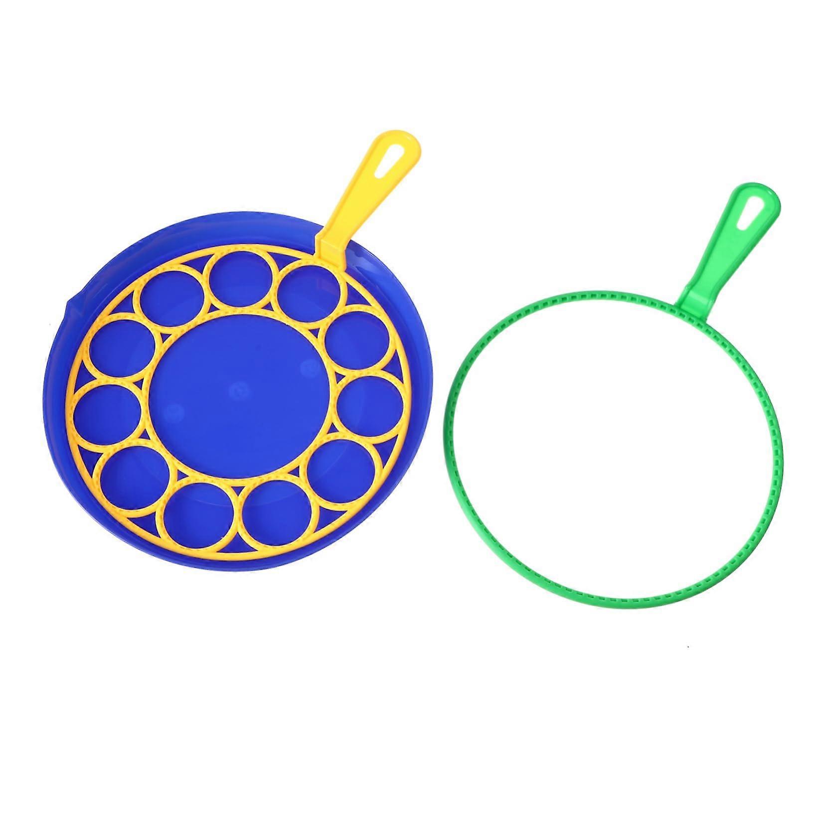 Bubble Maker Set for Kids with Large Bubble Wands, Easy Outdoor Fun, Random Colors