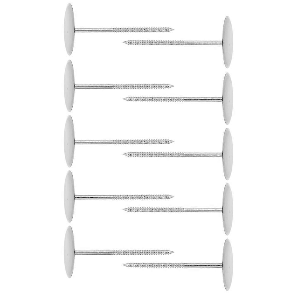Silver Cake Flower Nails Decorative Nails for Baking Use 10Pcs