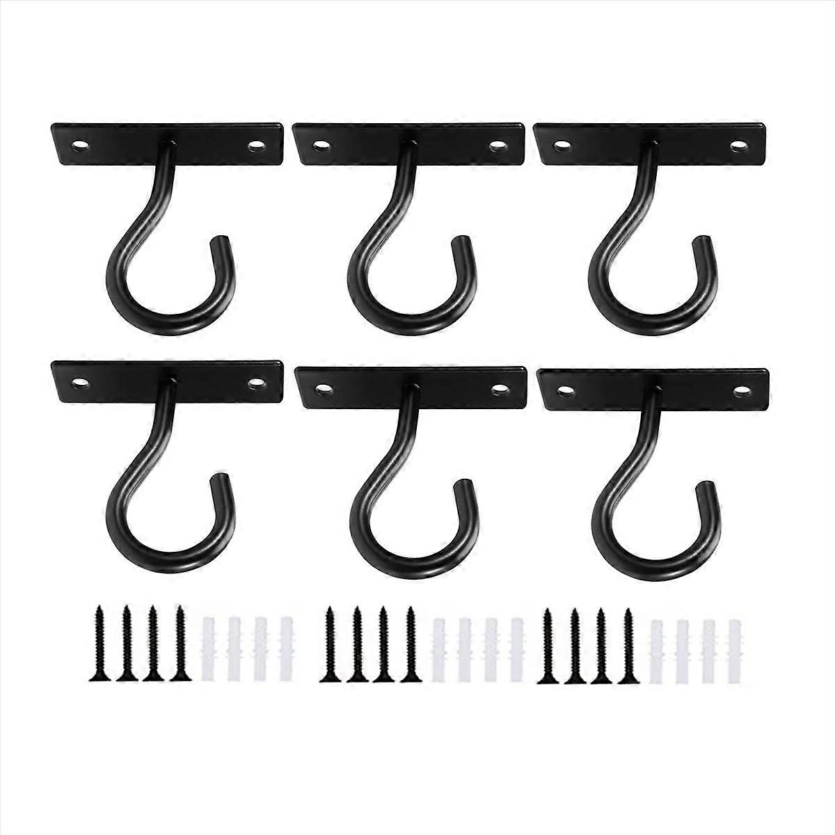 Ceiling Hooks for Hanging Plant, Wall Hook for 6Pcs