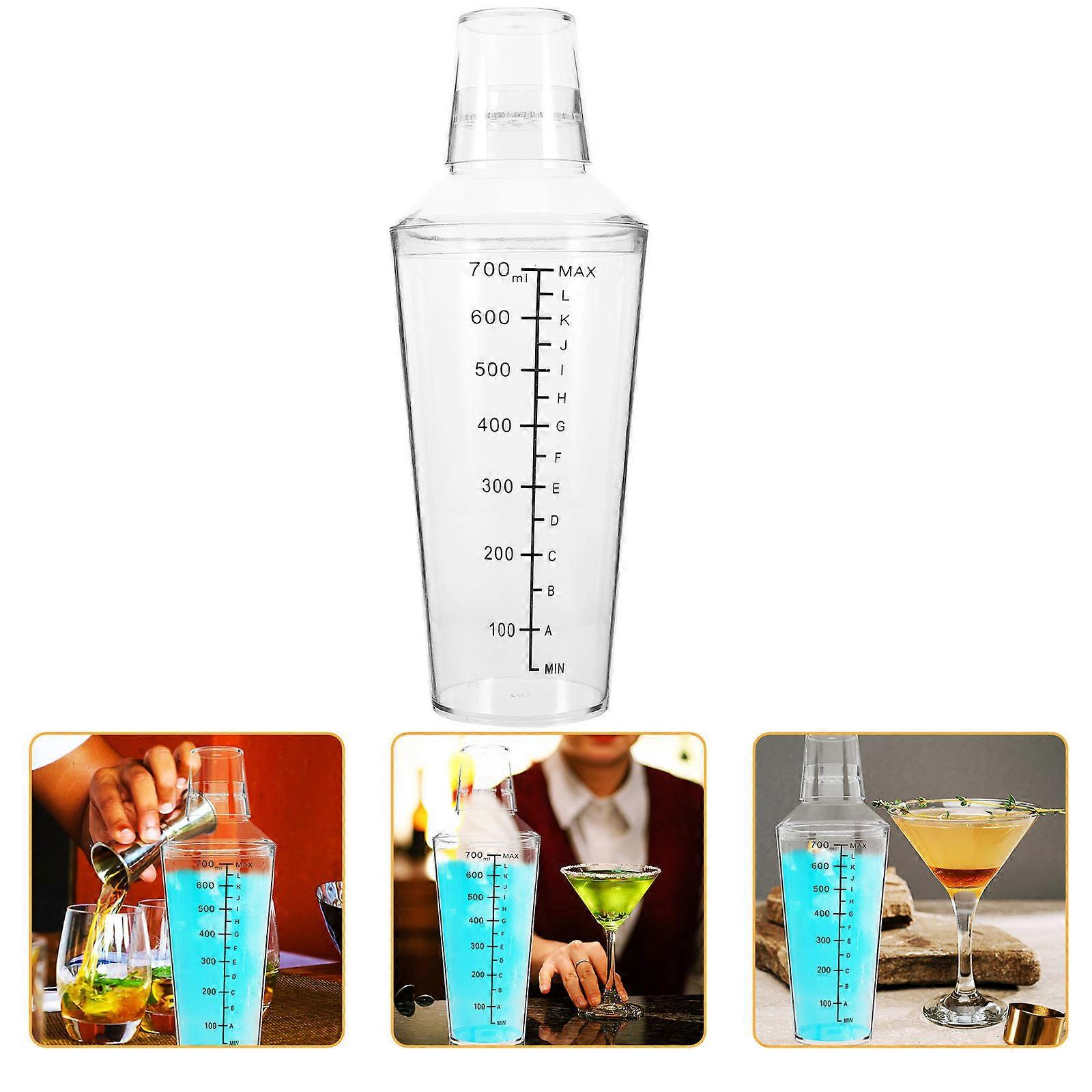 Beverage Mixing Cup Transparent Pc Shaker for Cocktail