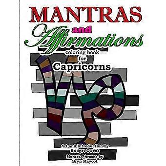 Mantraer og bekreftelser Coloring Book for Steinbukken