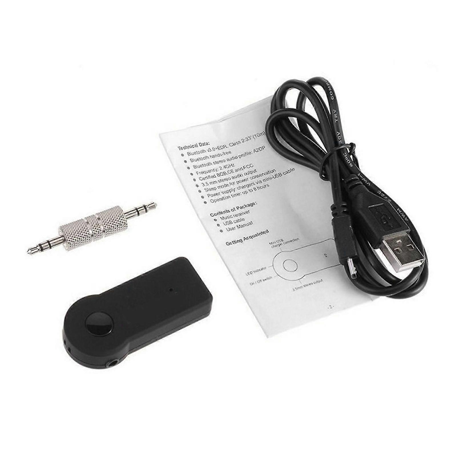 3.5mm Bluetooth Receiver 2.4GHz Jack Hands Calling Universal Car Aux Bluetooth Adapter
