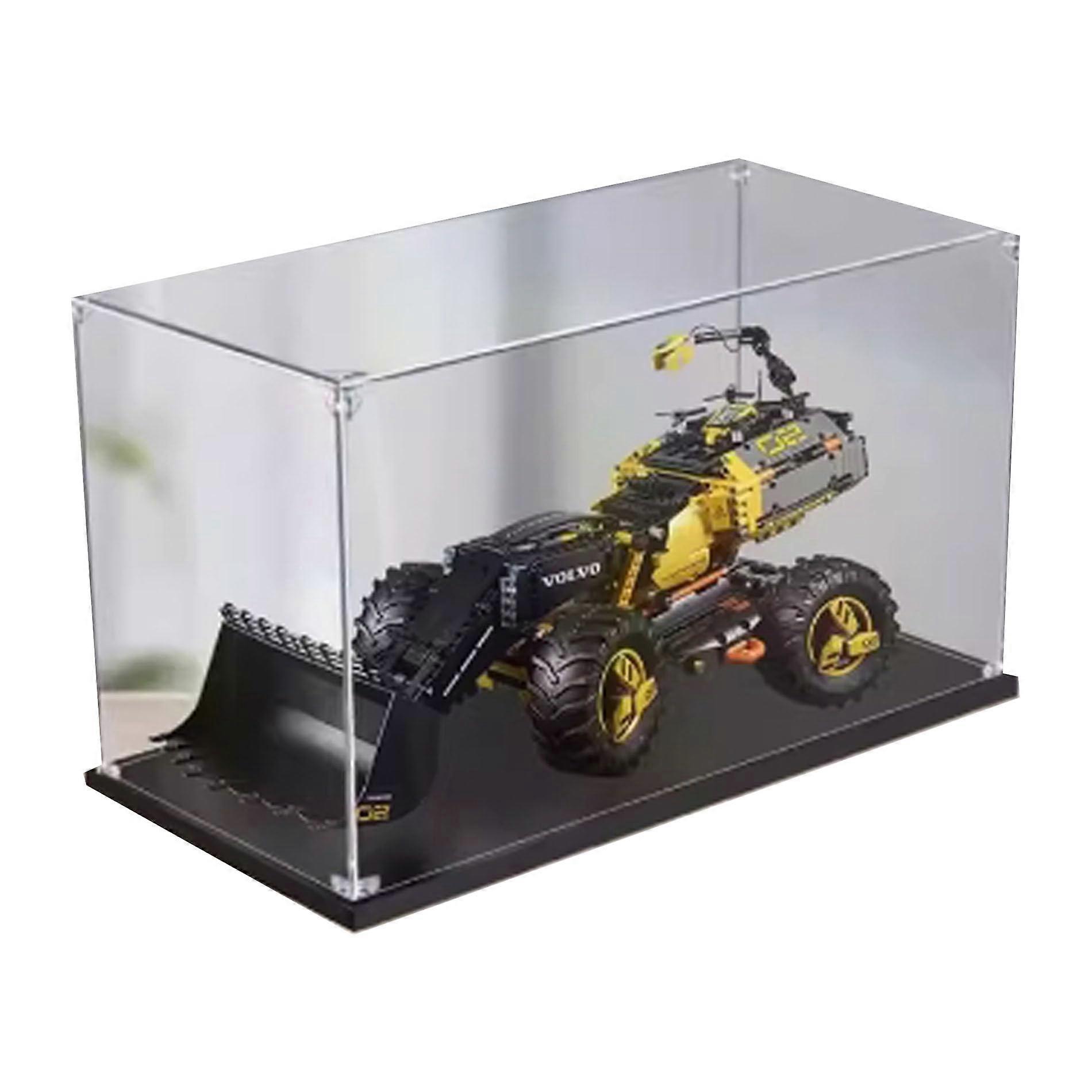 Acrylic Display Case for  42081 Loader, Clear Dustproof Box with  Transparency Panels