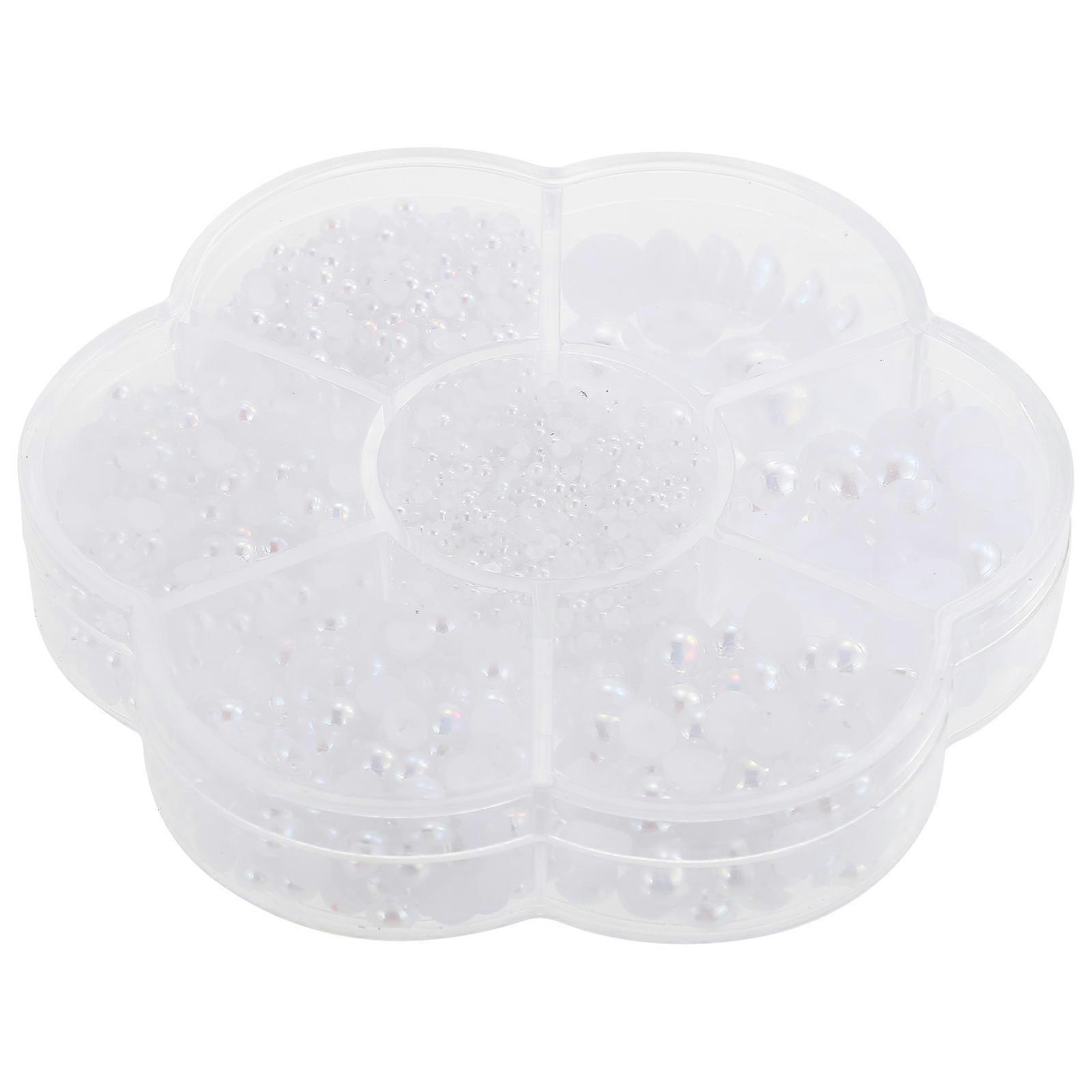 Decorative Nail Pearls Multi-Function Craft Peals for Decoration 5 Boxes