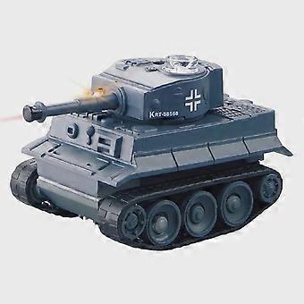 1/100 Mini RC Tank Model Imiterer Fjernstyrede Tanks Elektronisk Drengelegetøj Radiostyret Brun
