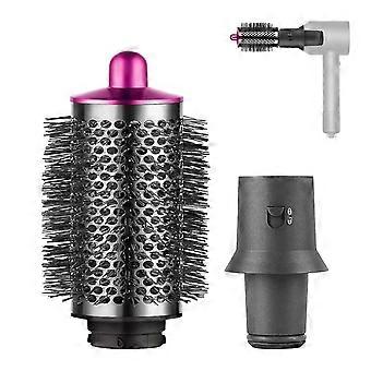 Cepillo voluminizador redondo grande para secadores de pelo Dyson Airwrap y Supersonic con adaptador.