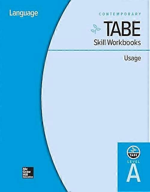 Tabe Skill Workbooks Level A: Usage-10 Pack