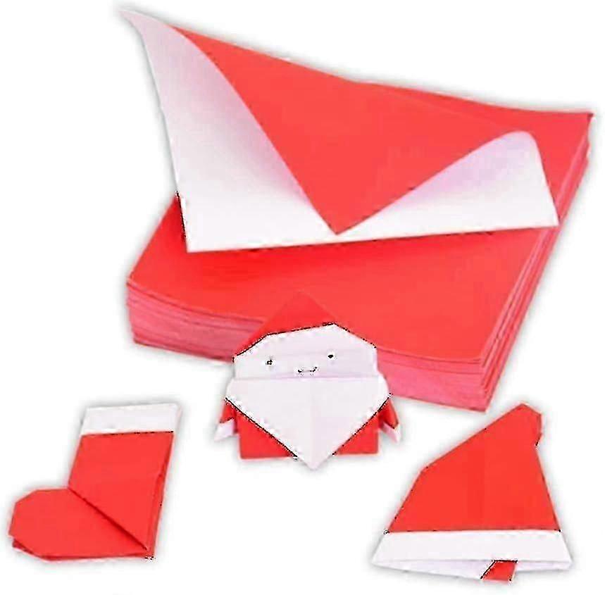 Origamipapper med två färger, 100 ark för vikpapper