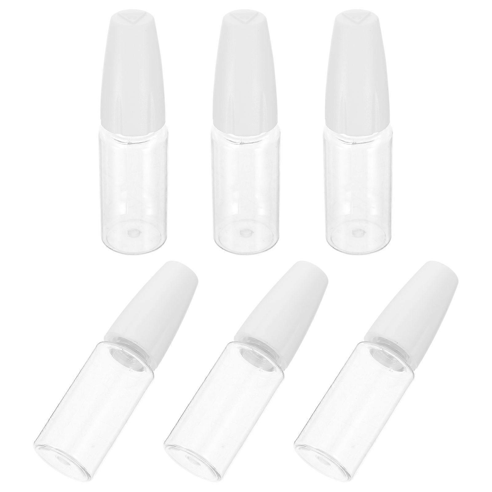 Applicator Bottle for Storage Use with 6Pcs Needle Tip Bottles White Pet