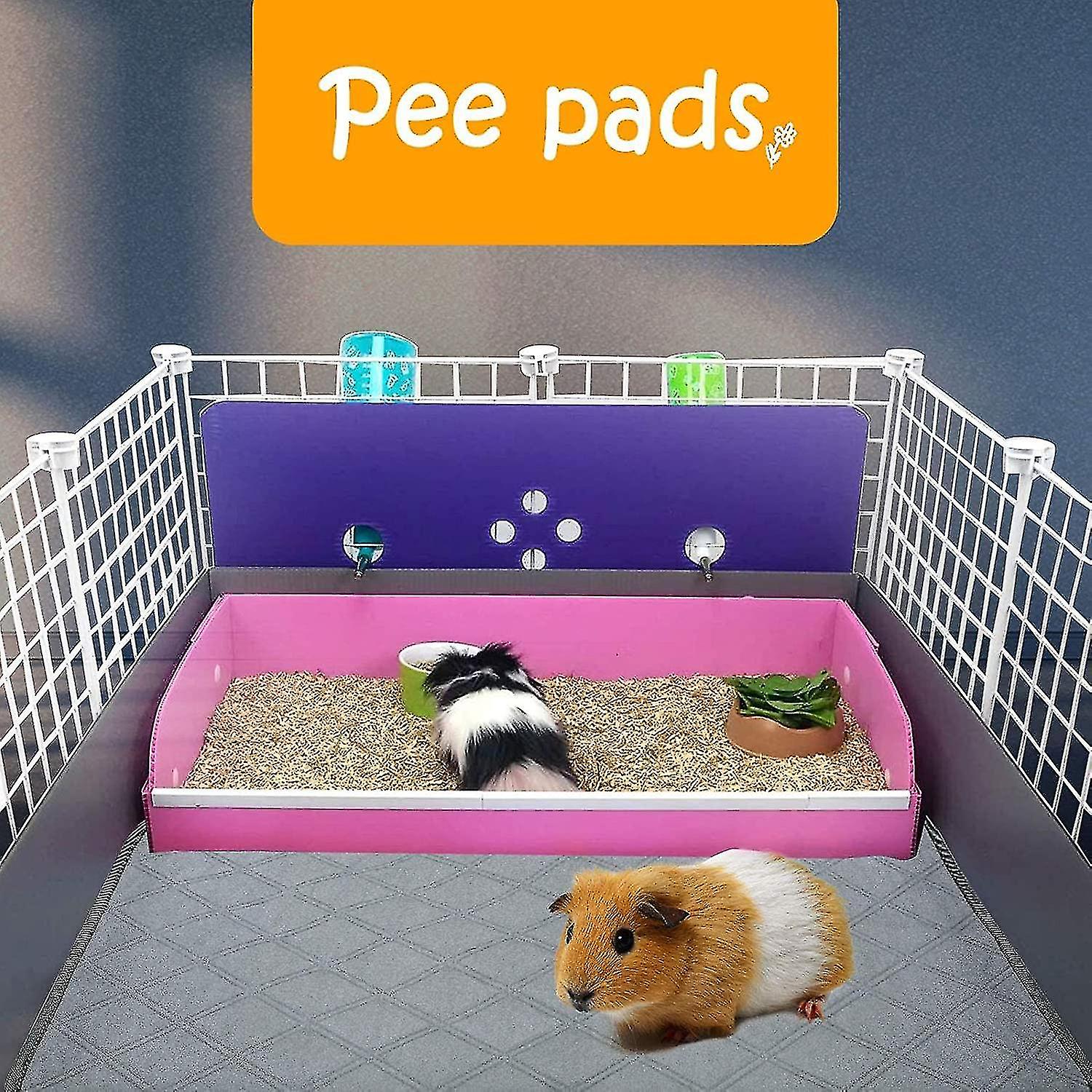 Picture of Guinea Pig Fleece Cage Liners - 2 Pack Washable Guinea Pig Pee Pads ...