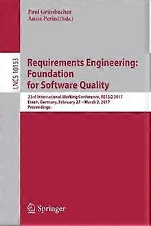 Requirements Engineering Foundation For Software Quality 23rd International Work - Springer Nature B.V - Paperback - en Book