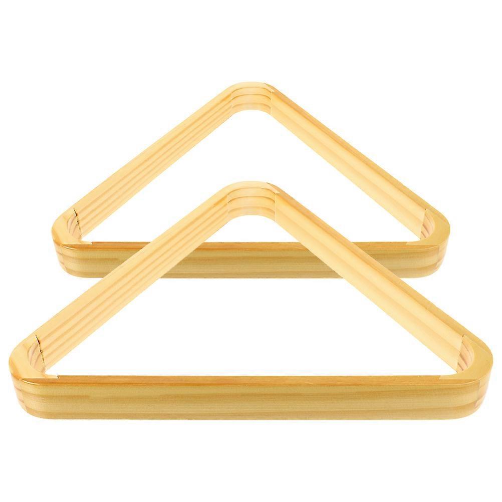 Billiard Ball Rack Solid Wood for Billiard 2Pcs Pool Table Accessories