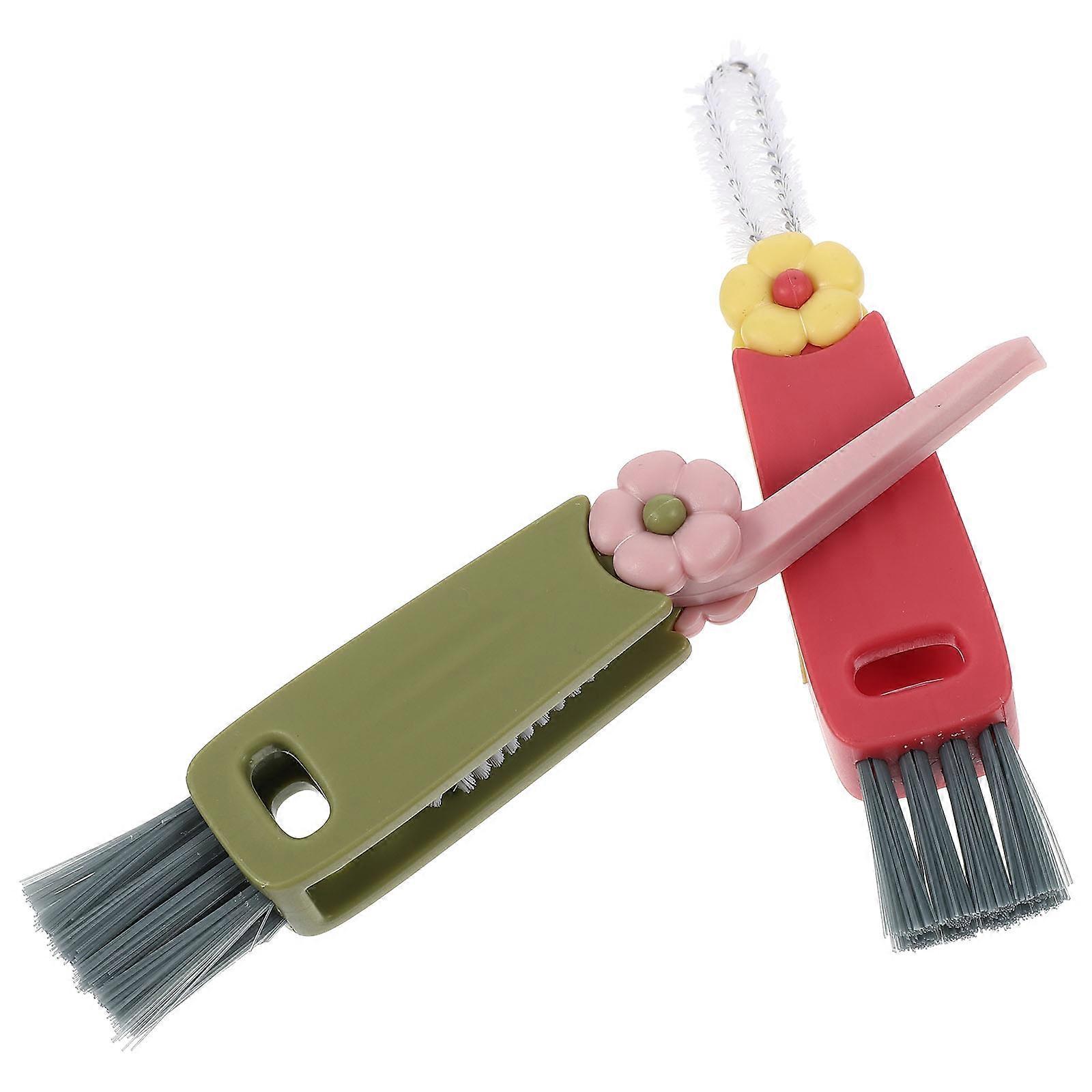 Multi-Function Cleaning Brush Bottle Cleaners for Home 2Pcs Set