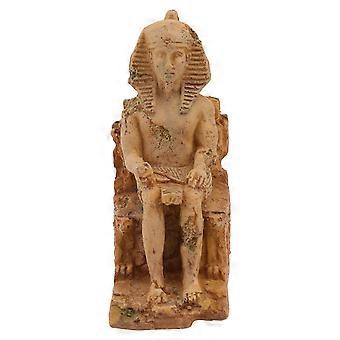 Statue de pharaon en résine, décoration pour aquarium (1 pièce)