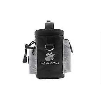 Dog food belt pouch hands-free pet dog training belt pouch food bag with built-in poop bag dispenser. 26-27