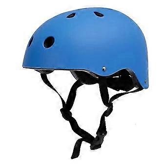 Adjustable Bike Headgear Skateboarding Headgear Headgear for Kid Teen Adult Cycling Scooter Roller Skating Rollerblading Blue M