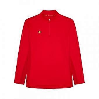 Ellesse Mens Zip Neck Long-Sleeved Golf Sweatshirt