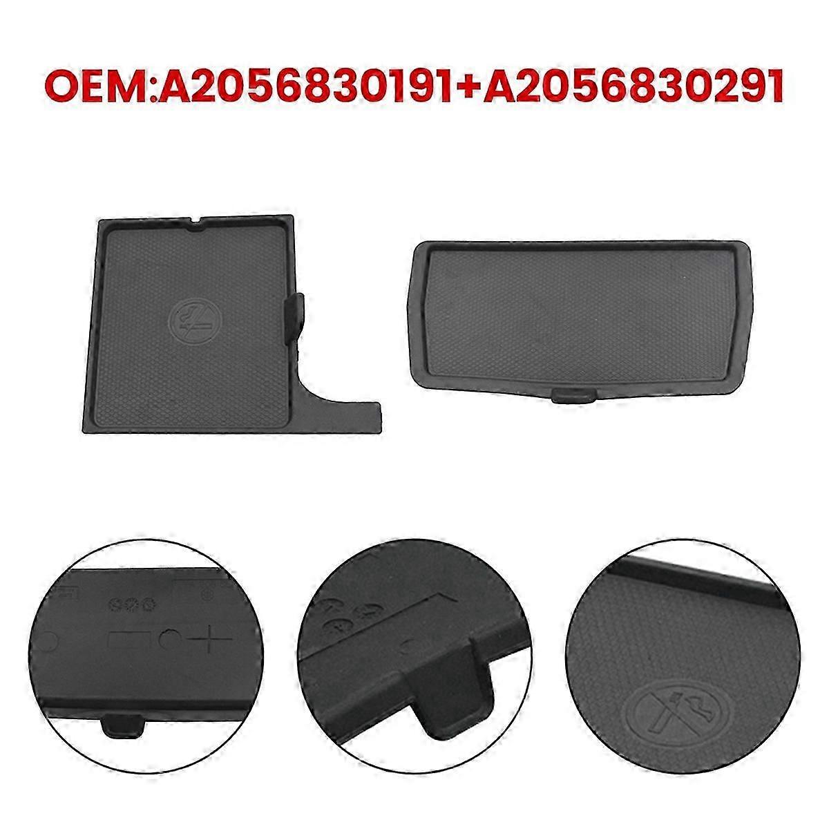 For Car Centre Console + Cup Holder Rubber Tray Inserts