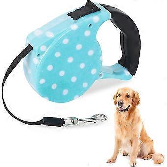 16ft/5m Retractable Dog Lead,no-tangle Extendable Dog Lead With Strong Nylon Rope And Anti-slip Handle Heavy Duty Dog Leash Dog Leads With Strong Nylo