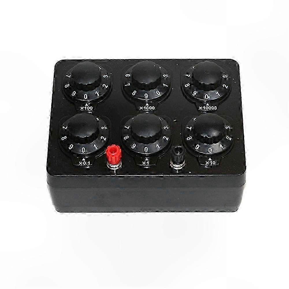 Precision Decade Resistor Box, Adjustable 0-99999.9 Ohm Resistance Unit