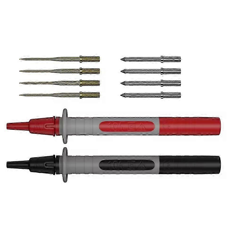 1 Set 2pcs Multimeter Test Probe Replaceable Needle Multi-Purpose Test Pen J.30013A