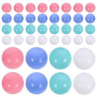 100pcs bunte Ozeanbälle Spiel Billardbälle Partyspiel Requisiten Gruben Bälle