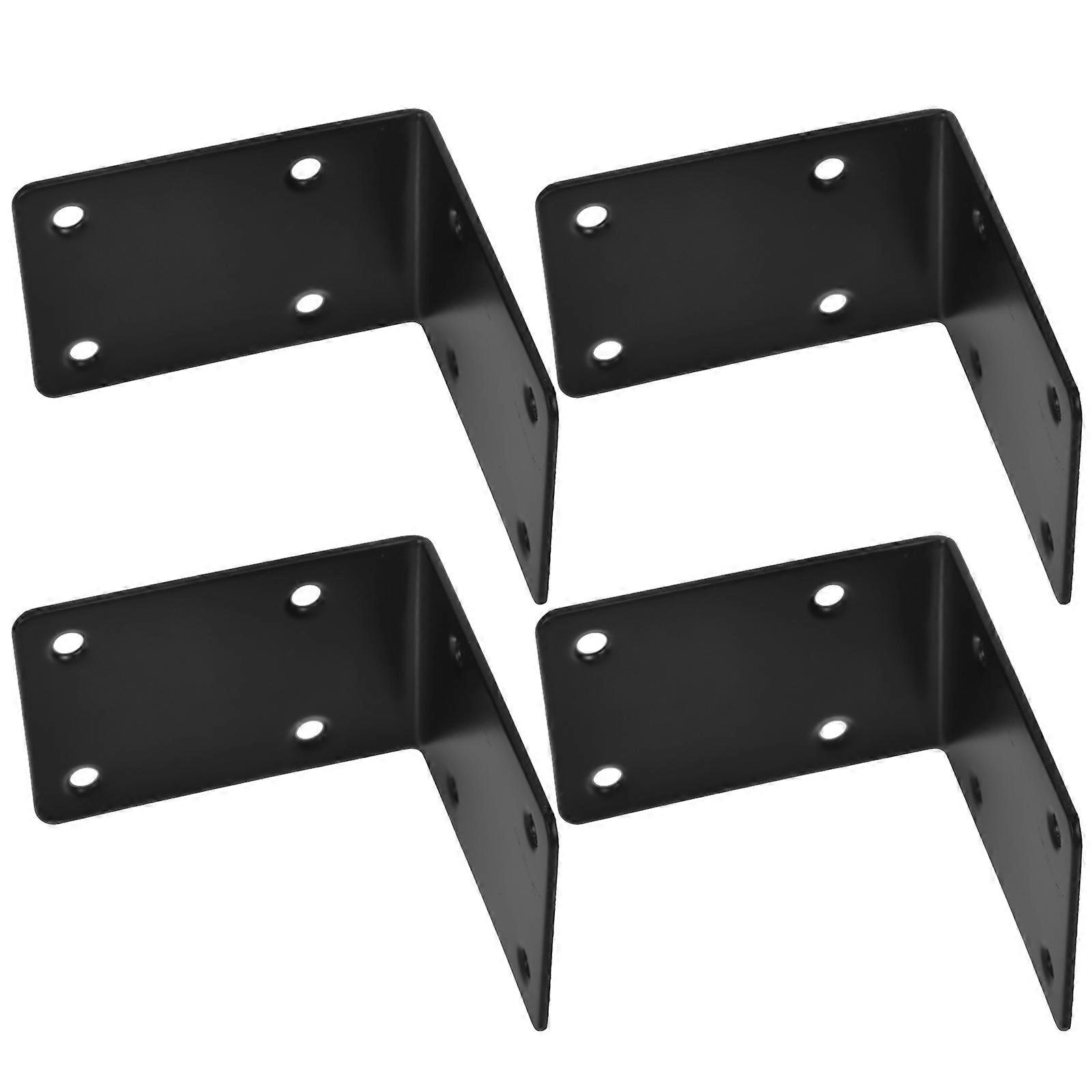 4Pcs Corner Brackets for Raised Bed Table Leg Bed Frame Cabinet Corner Brackets